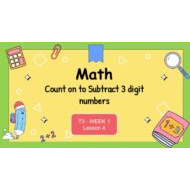 حل درس Count on to Subtract 3 digit numbers الرياضيات المتكاملة الصف الثاني - بوربوينت