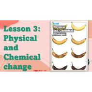 درس Physical and Chemical change العلوم المتكاملة الصف الخامس نخبة - بوربوينت