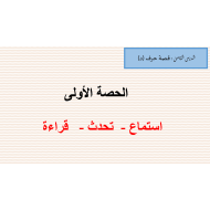 قصة مدرسة دودي الجديدة استماع - تحدث - قراءة اللغة العربية الصف الأول - بوربوينت