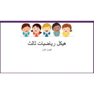 حل أسئلة هيكل امتحان الرياضيات المتكاملة الصف الثالث - بوربوينت