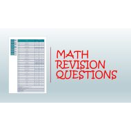 Math Revision Questions الرياضيات المتكاملة الصف الثالث - بوربوينت