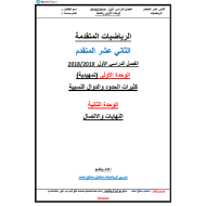 الرياضيات المتكاملة أوراق عمل (كثيرات الحدود والدوال النسبية - النهايات والاتصال) للصف الثاني عشر متقدم