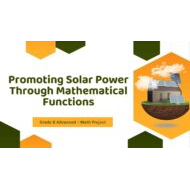 مشروع Promoting Solar Power Through Mathematical Functions الجزء الثالث الرياضيات المتكاملة الصف الثامن متقدم - بوربوينت