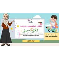 اليوم الأول لاستقبال الطلبة اللغة العربية الصف الأول - بوربوينت