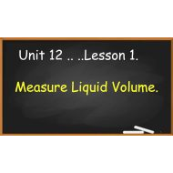 حل درس Measure Liquid Volume الرياضيات المتكاملة الصف الثالث - بوربوينت