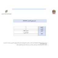 دليل تصحيح الامتحان اللغة العربية الصف الثالث الفصل الدراسي الثاني 2023-2024