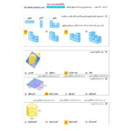 حل أوراق عمل وحدة التوسع في مساحة السطح والحجم الصف العاشر مادة الرياضيات المتكاملة