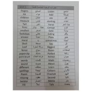 اللغة الإنجليزية ( Vocabulary Unit 5) للصف الثالث