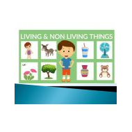 العلوم المتكاملة درس (Living & Non Living thing) بالإنجليزي للصف الثاني