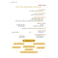 أوراق عمل الرسول صلى الله عليه وسلم في رعاية جده وعمه التربية الإسلامية الصف الأول