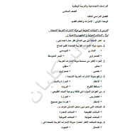 الدراسات الإجتماعية والتربية الوطنية أوراق عمل اختيار من متعدد (الإمارات والعالم القديم) للصف السادس