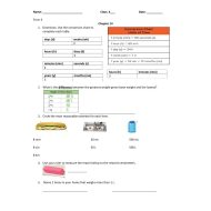 الرياضيات المتكاملة أوراق عمل (الوحدة 14) بالإنجليزي للصف الرابع