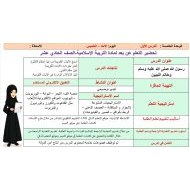 الخطة الفصلية الفصل الدراسي الثالث التربية الإسلامية الصف الحادي عشر - بوربوينت