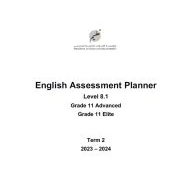 مواصفات الامتحان النهائي Level 8.1 اللغة الإنجليزية الصف الحادي عشر متقدم ونخبة الفصل الدراسي الثاني 2023-2024