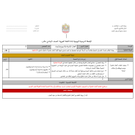 اللغة العربية الخطة الدرسية اليومية (أفعال المقاربة والشروع والرجاء) للصف الحادي عشر