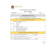 أوراق عمل تدريبات اللغة الإنجليزية الصف العاشر
