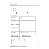 حل أوراق عمل الوحدة الثانية عشر بالإنجليزي الرياضيات المتكاملة الصف التاسع