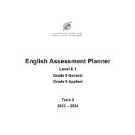 مواصفات الامتحان النهائي Level 6.1 اللغة الإنجليزية الصف التاسع عام وApplied الفصل الدراسي الثاني 2023-2024