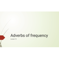 اللغة الإنجليزية درس (Adverbs of frequency) للصف الثالث