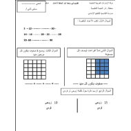 الرياضيات المتكاملة أوراق عمل (أنماط الأعداد) للصف الثاني