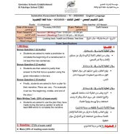 الدليل الإرشادي النهائي Summative Assessment Guidance اللغة الإنجليزية الصف الثاني عشر