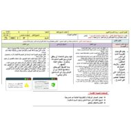 الخطة الدرسية اليومية رواد المسرح العربي الأسبوع الثامن اللغة العربية الصف السابع