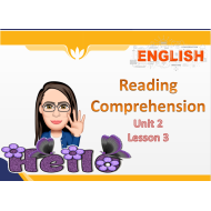 بوربوينت Unit 2 Lesson 3 للصف الثاني مادة اللغة الانجليزية