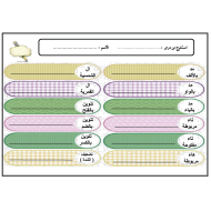 اللغة العربية ورقة عمل (استخراج المهارات) للصف الثاني