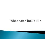 العلوم المتكاملة درس (What Earth looks like) بالإنجليزي للصف الثاني