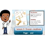 حل درس Ocean creatures اللغة الإنجليزية الصف السادس Access - بوربوينت