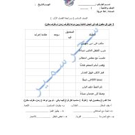 مراجعة عامة للامتحان اللغة العربية الصف السادس