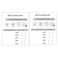 ورقة عمل الصلوات المفروضة وعدد ركعاتها التربية الإسلامية الصف الأول