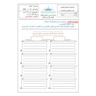 العلوم المتكاملة أوراق عمل (دراسة الأرض) للصف الثاني