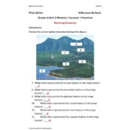 حل ورقة عمل Module 1 Lesson 1 Practice العلوم المتكاملة الصف الرابع