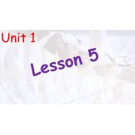 حل درس Lesson 5 اللغة الإنجليزية الصف الخامس - بوربوينت