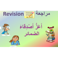 اللغة العربية بوربوينت درس أعز الأصدقاء (الضمائر) لغير الناطقين بها للصف الثاني