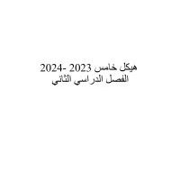 مراجعة الامتحان حسب الهيكلة الدراسات الإجتماعية والتربية الوطنية الصف الخامس - بوربوينت