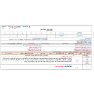 التربية الإسلامية الخطة الدرسية اليومية (صيام التطوع) للصف السادس