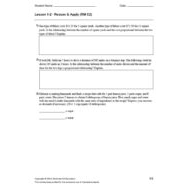 حل أوراق عمل Lesson 1-2 Reason & Apply الرياضيات المتكاملة الصف السابع ريفيل