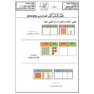 الرياضيات المتكاملة ورقة عمل (الآحاد والعشرات) للصف الأول