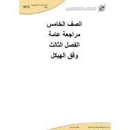 أوراق عمل وفق الهيكل الدراسات الإجتماعية والتربية الوطنية الصف الخامس