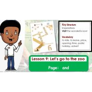 حل درس Lets go to the zoo اللغة الإنجليزية الصف السادس Access - بوربوينت