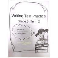 اللغة الإنجليزية أوراق عمل (Writing) للصف الثالث مع الإجابات