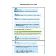 تدريبات Example Questions العلوم المتكاملة الصف الثامن متقدم