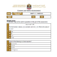 الرياضيات المتكاملة أوراق عمل (3) بالإنجليزي للصف التاسع