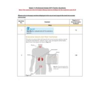 تدريبات Practice Questions الأحياء الصف الحادي عشر عام