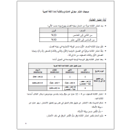 اللغة العربية موجهات اختبار مها رتي الاستماع والكتابة للصف الثاني إلى الثاني عشر