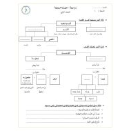 أوراق عمل مراجعة الجملة الفعلية اللغة العربية الصف الرابع