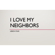 التربية الإسلامية درس (I love my neighbors) لغير الناطقين باللغة العربية للصف الثاني