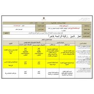 الخطة الدرسية اليومية الأسبوع الثاني اللغة العربية الصف الثالث